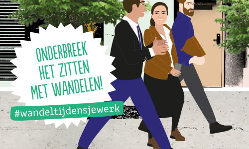 Onderbreek het zitten met wandelen