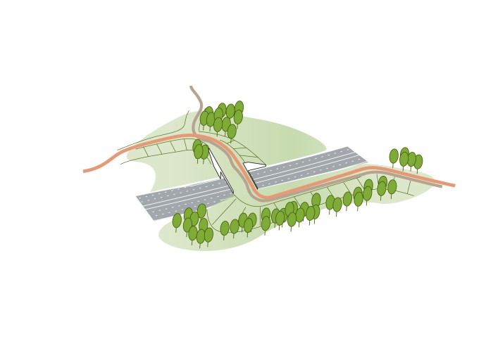 Projectschets Ecoduct N440