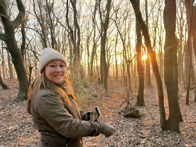 Melanie Oey, boswachter van Zuid Hollands Landschap © Ernst Koningsveld