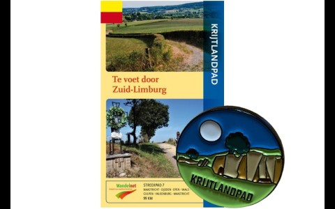 Krijtlandpad + wandelpin (Korting  € 2,00 euro op deze combi)