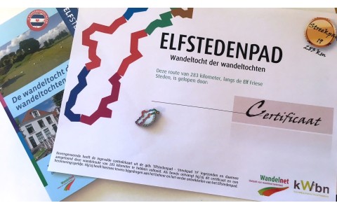 Gids oorkonde en speldje