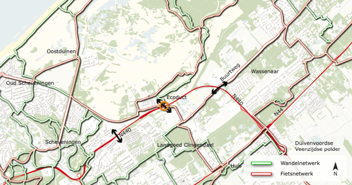 Kaart ecoduct N440